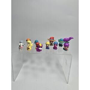 Squinkies 1" Mini Rubber Figures Toy Lot Horse, Dog, Fish
